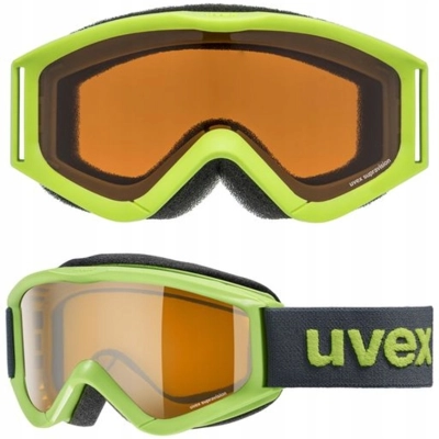 Gogle dziecięce narciarskie UVEX Speedy Pro green