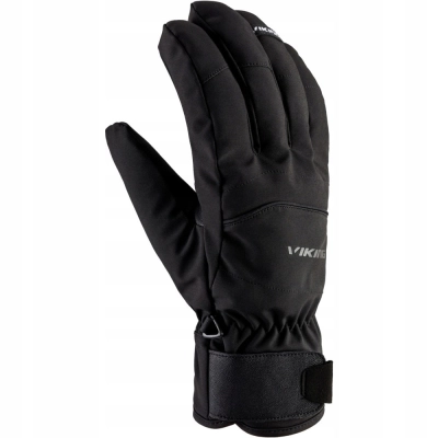 Rękawice zimowe, narciarskie VIKING Solven black 7