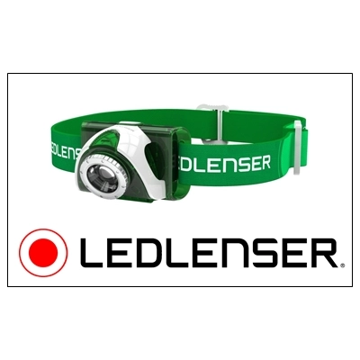 Latarka czołowa LEDLENSER SEO3 - green - OUTLET