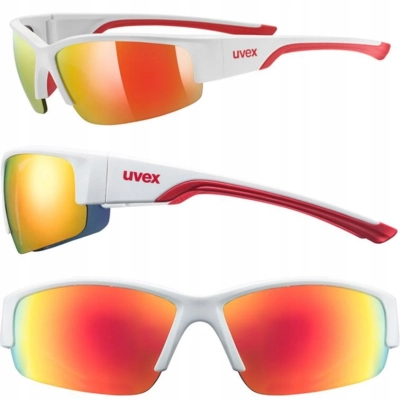 Okulary sportowe UVEX Sportstyle 215 UV, red
