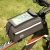 Sakwa torba rowerowa na ramę na smartfona, grey