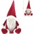 Skrzat krasnal z brodą 30 cm świąteczny czerwony
