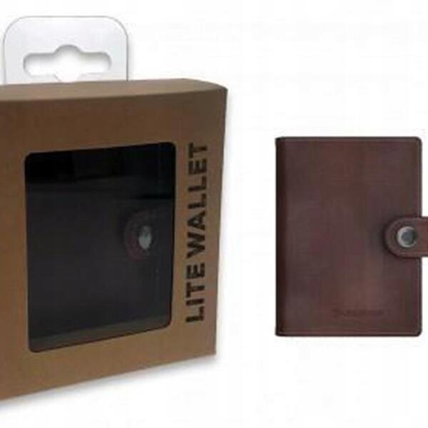 OUTLET - Portfel latarka Ledlenser Lite Wallet nut, ochrona RFiD