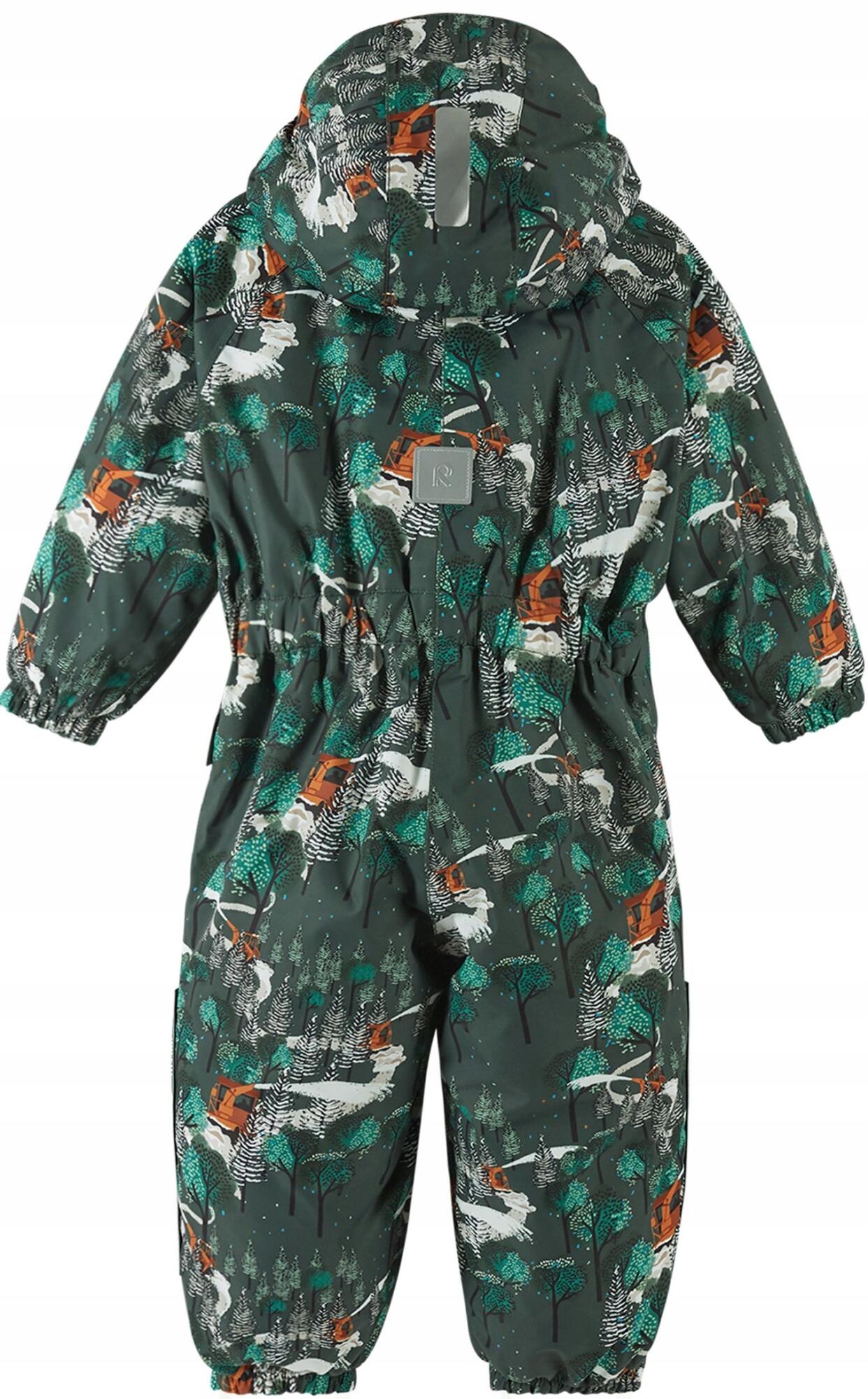 Kombinezon zimowy dziecięcy ocieplany Reima Puhuri 86 cm, zielony