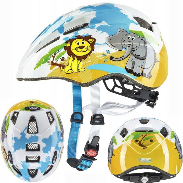 UVEX Kid 2 Desert Kask Dziecięcy 46-52 cm Lekki Na Rower Hulajnogę Rolki