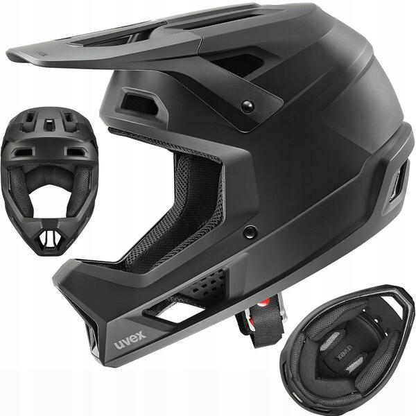 UVEX Ravage Kask rowerowy Full Face MTB Enduro Downhill z Gardą 60-63 cm