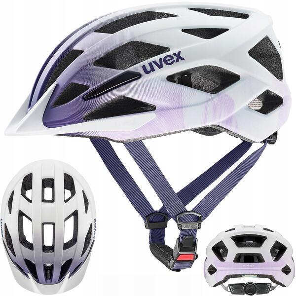 UVEX AirWing 2 CC Kask Rowerowy 52-57 cm lilac-white Matt Lekki Wentylowany