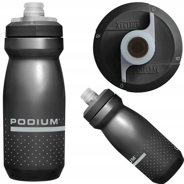 Bidon Rowerowy biegowy CamelBak Podium 620 ml Jet Valve, BPA free, czarny