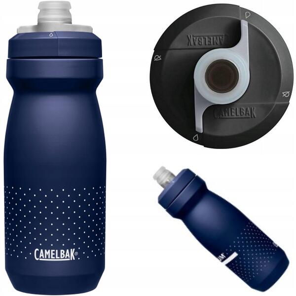 Bidon Rowerowy biegowy CamelBak Podium 620 ml Jet Valve, BPA free granatowy