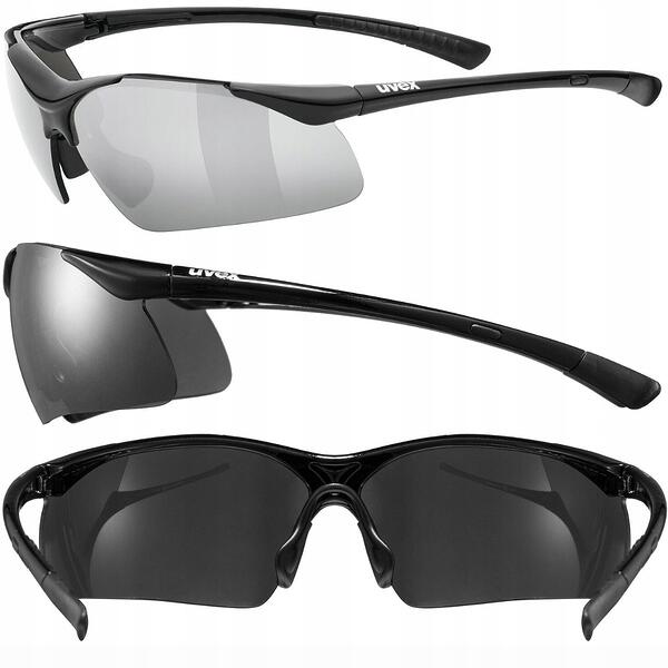 UVEX Sportstyle 223 Okulary Sportowe UV400 Litemirror S3 Rower Bieganie