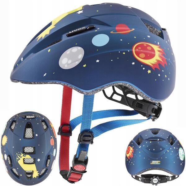 UVEX Kid 2 CC rocket Kask Dziecięcy 46-52 cm Lekki Na Rower Hulajnogę Rolki