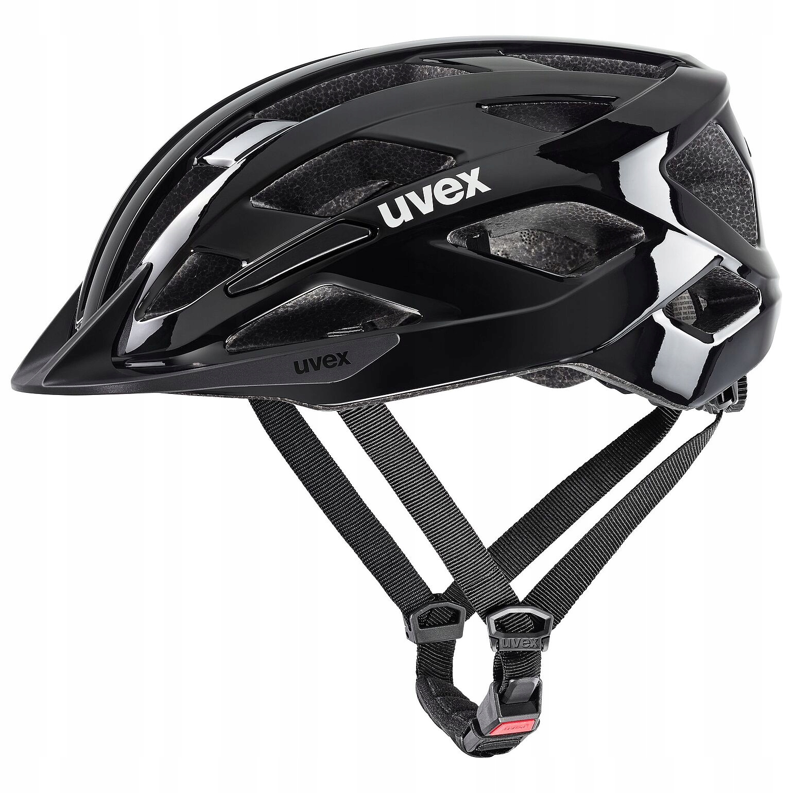 UVEX I-VO 2 Pure Kask Rowerowy Lekki Wentylowany trekking city 56-60, black